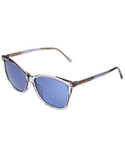 Jimmy Choo Women's Ba/g 56mm Sunglasses In Blue