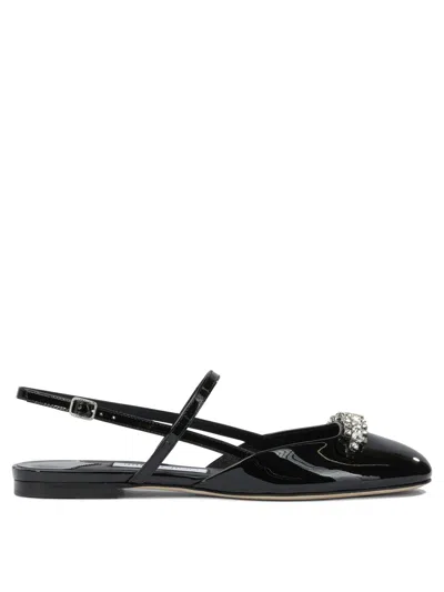 JIMMY CHOO JIMMY CHOO WOMEN "BELINDA" SLINGBACK BALLET FLATS