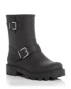 Jimmy Choo Biker Rain Black Tpu Rain Boots Black 42 In Black