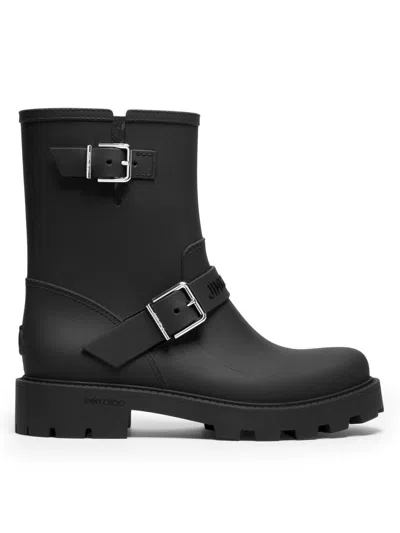 JIMMY CHOO WOMEN'S BIKER RAIN BOOTS