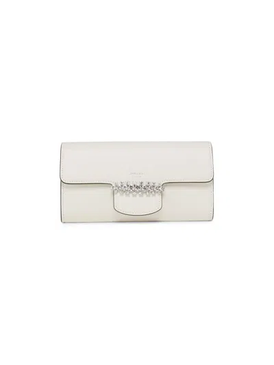 Jimmy Choo Women's Bing Leather Chain Wallet