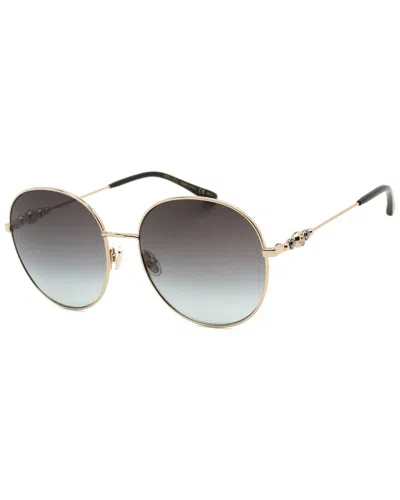 Jimmy Choo Women's Birdies 60mm Sunglasses In Gold