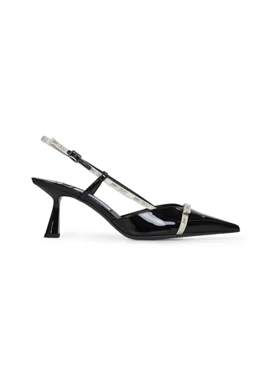 JIMMY CHOO JIMMY CHOO WOMEN BLACK PATENT LEATHER CAMILA 65 SLINGBACK PUMPS