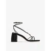 Jimmy Choo Onyxia 70 Sandals In Black/gold