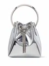 Jimmy Choo Bon Bon Mirror Fabric With Metal Handle