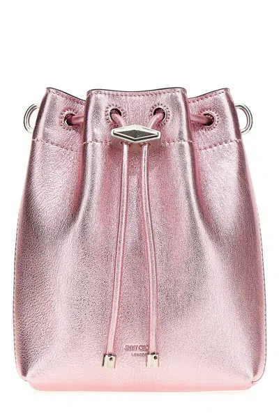 Jimmy Choo Women 'bon Bon' Bucket Bag In Pink