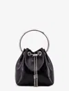 Jimmy Choo Eyelet Chain Bucket Bag With Metallic Handle