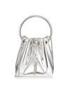 Jimmy Choo Women's Bon Bon Metallic Mini Bag In Silver