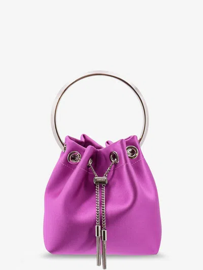 Jimmy Choo Women Bon Bon Satin Crossbody Bag In Purple