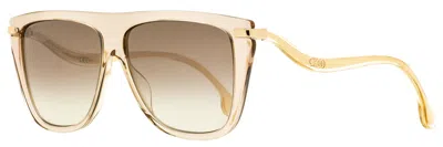 Jimmy Choo Women's Browline Sunglasses Suvi/s Fwmnq Nude/gold 58mm In Multi