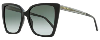 Jimmy Choo Women's Butterfly Sunglasses Lessie 8079o Black 56mm In Multi