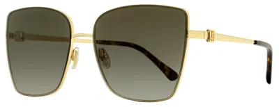 Jimmy Choo Women's Butterfly Sunglasses Vella 06jha Gold/havana 59mm In Multi