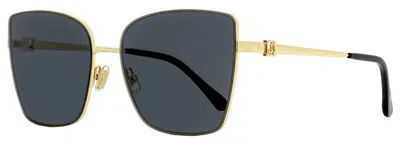 Jimmy Choo Women's Butterfly Sunglasses Vella 2m2ir Gold/black 59mm In Multi