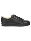 Jimmy Choo Women's Cash Star-studded Leather Sneakers