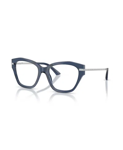 Jimmy Choo Women's Cat Eye Eyeglasses, Jc3043j In Gray