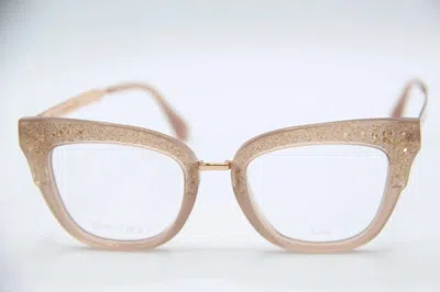 Jimmy Choo Women's Cat Eye Frame Glasses In Brown Glitter