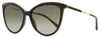 Jimmy Choo Women's Cat Eye Sunglasses Belinda 086ha Havana/gold 56mm In Multi