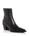 Jimmy Choo Black Leather Boots In Black