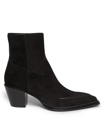Jimmy Choo Women's Cece 60mm Velvet Suede Ankle Boots In Black