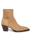 Jimmy Choo Cece Thick And Short Boots In Brown