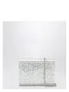 Jimmy Choo Candy Glitter-embellished Clutch Bag In Beige