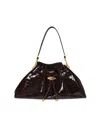 Jimmy Choo Bon Bon Medium Croc-embossed Leather Shoulder Bag