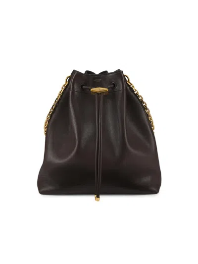 Jimmy Choo Women's Cinch Leather Bucket Bag