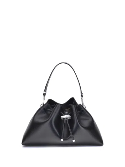 Jimmy Choo Women Cinch Shoulder Bag In Black
