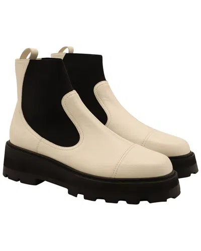 Pre-owned Jimmy Choo Women's Cowhide Leather Clayton Boot, Size 42 (authentic Pre-loved) In Neutral