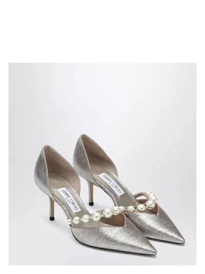 JIMMY CHOO WOMEN'S DECOLLETÃ© AURELIE 85 COLOR MACARON PUMPS