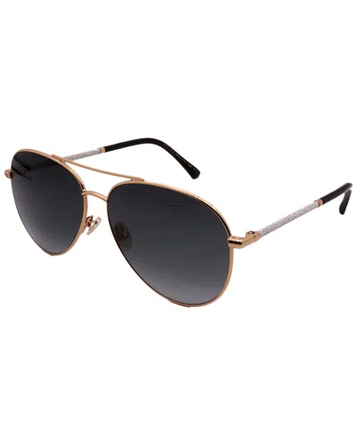 Jimmy Choo Women's Devan/s 59mm Sunglasses In Gold