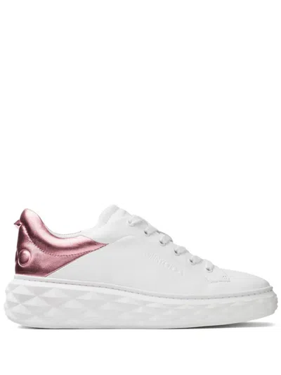 Jimmy Choo Women Diamond Maxi Sneakers With Metallic Effect
