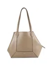 Jimmy Choo Women's Diamond Medium Leather Tote Bag In Taupe