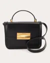 Jimmy Choo Diamond Leather Tote Bag In Black/gold