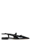 Jimmy Choo 'didi Flat' Black Ballerinas With Shiny Finish In Black
