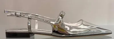 Jimmy Choo Women's Didi Flat Slingback In Silver
