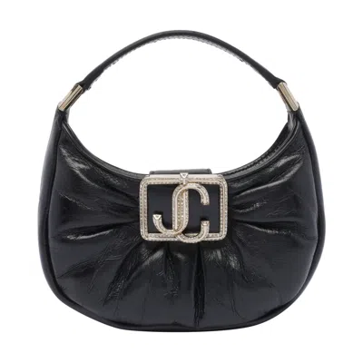 Jimmy Choo Women Edie Hobo Bag In Black