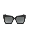 Jimmy Choo Women's Edna 52mm Square Sunglasses In Black