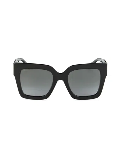 Jimmy Choo Women's Edna 52mm Square Sunglasses In Black