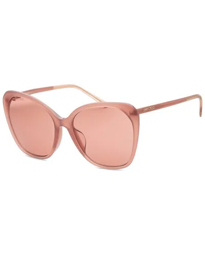 Jimmy Choo Women's Elefs 59mm Sunglasses In Brown