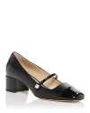 Jimmy Choo Women's Elisa 45 Block Heel Mary Jane Pumps In Black