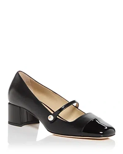 JIMMY CHOO WOMEN'S ELISA 45 BLOCK HEEL MARY JANE PUMPS