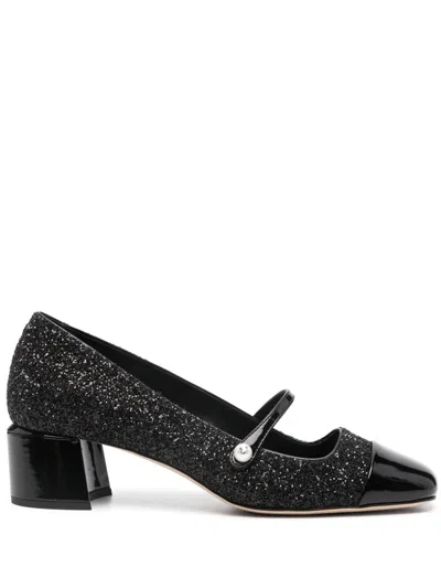 Jimmy Choo Women Elisa 45 Glittered Leather Pumps In Multicolor