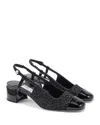 Jimmy Choo Elisa Patent Leather Slingback Pumps In Black