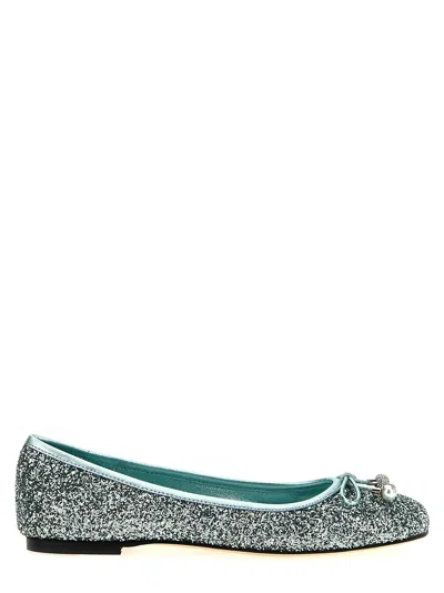 Jimmy Choo Women 'elme' Ballet Flats In Green