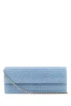 Jimmy Choo Women Embellished Acrylic Sweetie Clutch In Blue