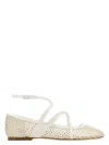 Jimmy Choo Mesh Astoria Ballerinas Ankle Strap