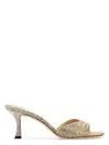 Jimmy Choo Women's Embellished Satin Skye Mules