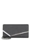 Jimmy Choo Emmie Clutch Bag In Metallic
