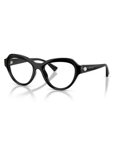 Jimmy Choo Women's Eyeglasses, Jc1002hu In Black
